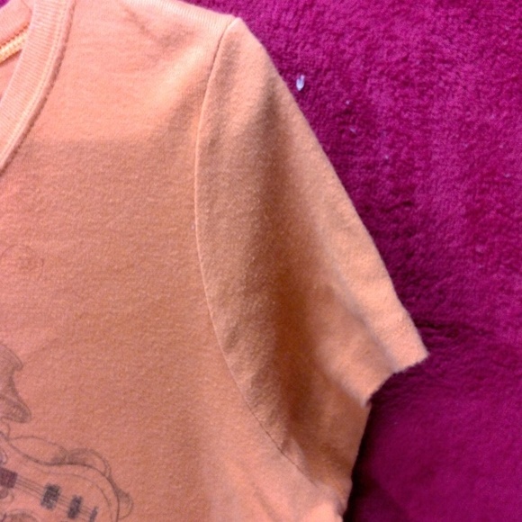 Harley Davidson Motorcycle women's size M orange T-shirt short sleeve - Picture 6 of 9